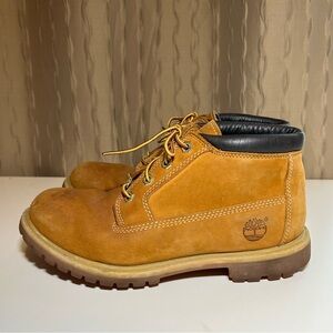 Timberland Nellie Chukka Women's 10 M Waterproof Leather 23399 4140 Wheat Tan